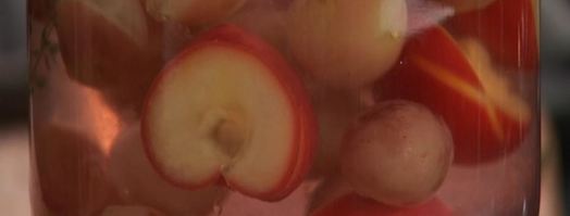 компот из винограда и сливы. Шаг 2