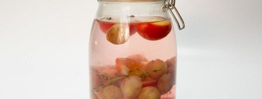 компот из винограда и сливы. Шаг 3