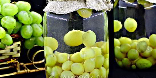 Компот из винограда на зиму