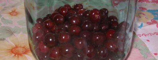 компот из вишен с косточками на зиму. Шаг 2