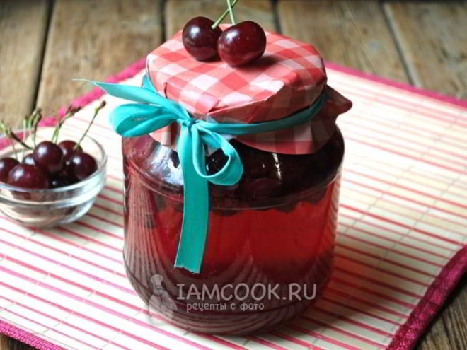 Рецепт компота из вишни на зиму без стерилизации