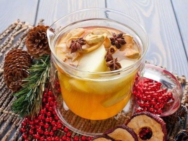 Рецепт компота из яблок и сухофруктов