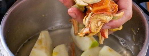 компот из яблок и сухофруктов. Шаг 3