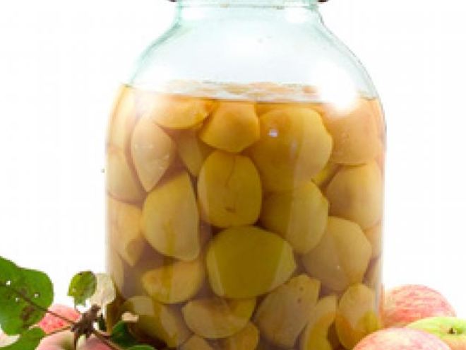 Рецепт компота из яблок