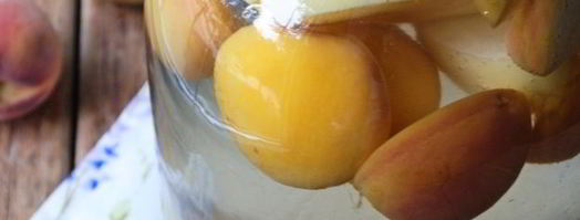 компот с яблоками, сливами и персиками на зиму. Шаг 14