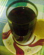 Компотик из свежезамороженных ягод с лимоном