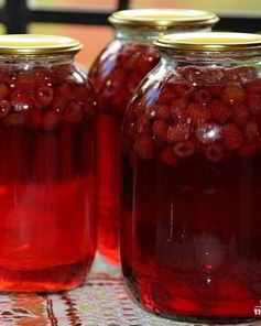 Малиновый компот на зиму