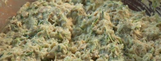 печенье из цукини с компотом из кабачка. Шаг 2