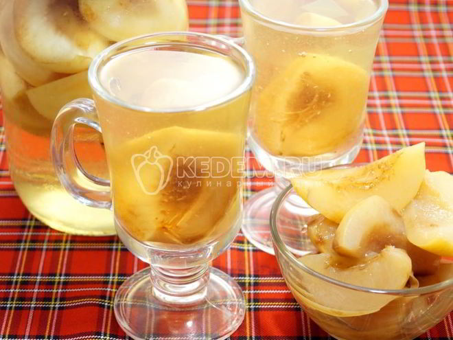 Рецепт персикового компота