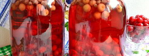 вишнево-клубничный компот с мятой на зиму. Шаг 5