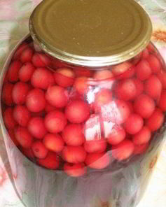 Вишневый компот на зиму