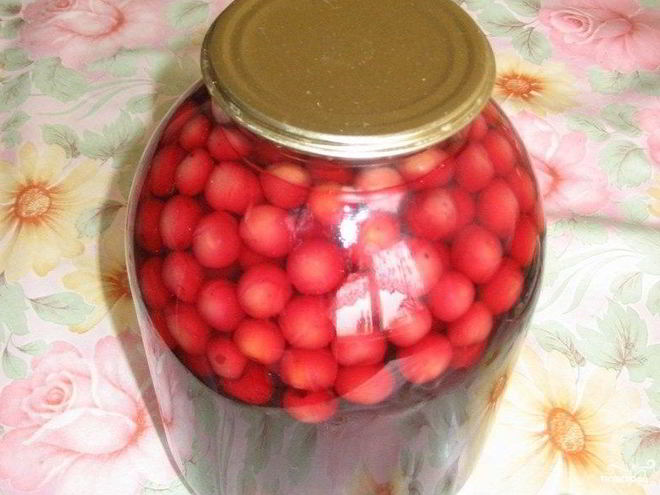 Рецепт вишневого компота на зиму