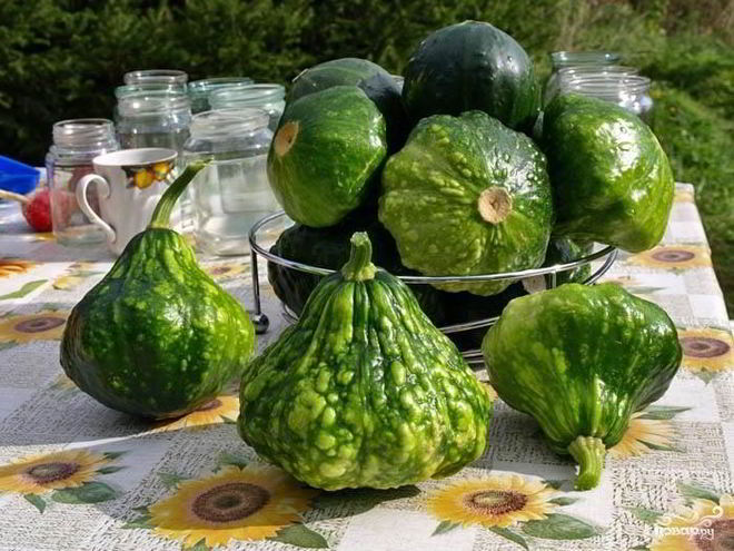 Рецепт консервации патиссонов на зиму