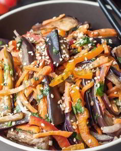 Баклажаны маринованные с чесноком и морковью на зиму