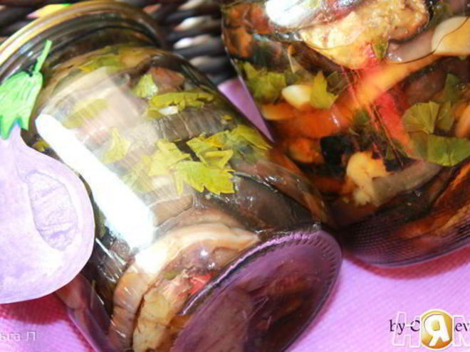 Рецепт баклажанов с дымком, маринованные