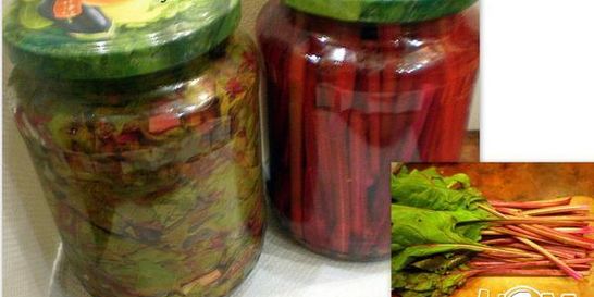 Ботва свеклы маринованная