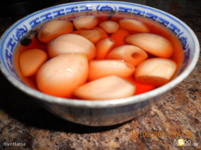 Рецепт чеснока маринованного