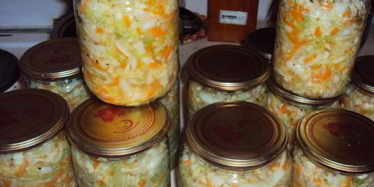 Капуста маринованная на зиму