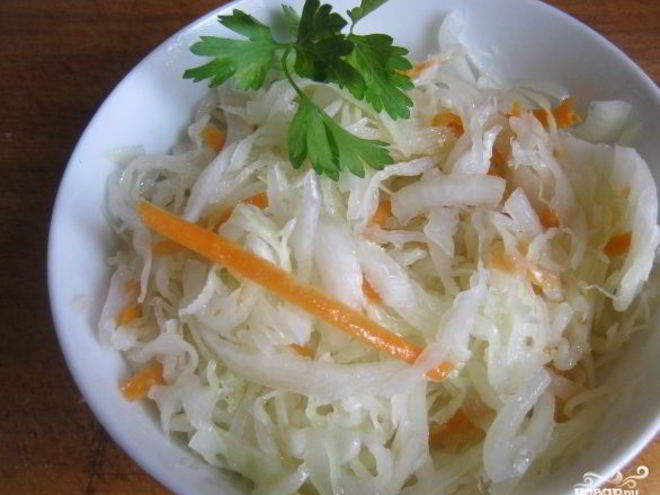 Рецепт капусты острой маринованной