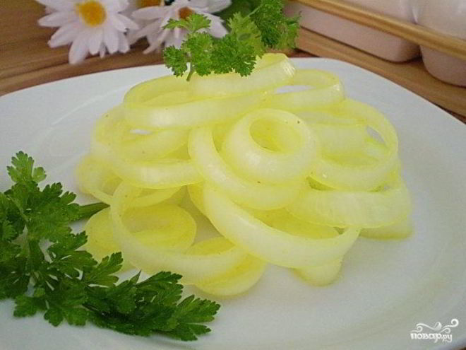 Рецепт лука, маринованного к шашлыку