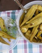 Маринованная бамия со специями