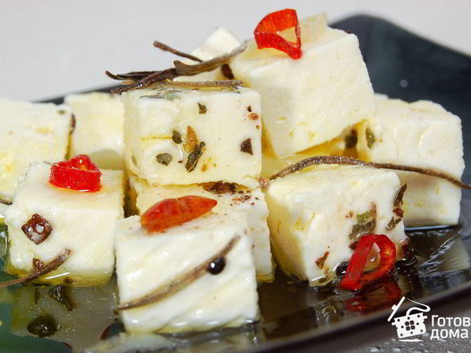 Рецепт маринованной брынзы