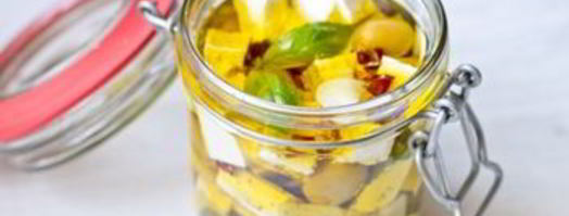 маринованная фета с оливками. Шаг 4