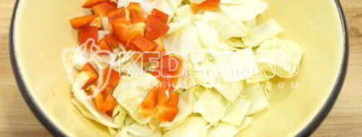 маринованная капуста провансаль. Шаг 2