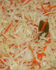 Маринованная капуста с хреном