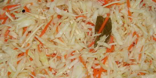 Маринованная капуста с хреном
