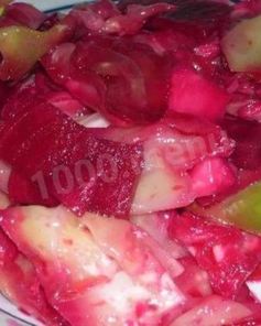 Маринованная краснокочанная капуста