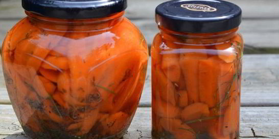 Маринованная морковь