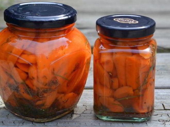 Рецепт маринованной моркови