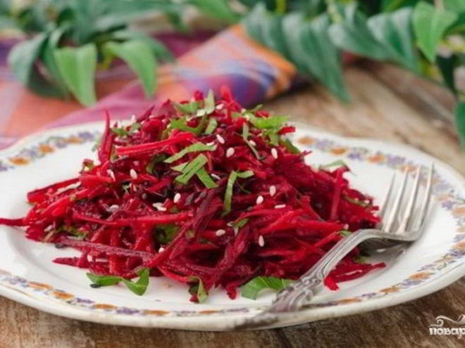 Рецепт маринованной свеклы по-корейски