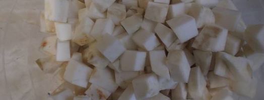 маринованный корень сельдерея. Шаг 2