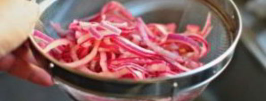 маринованный красный лук. Шаг 7