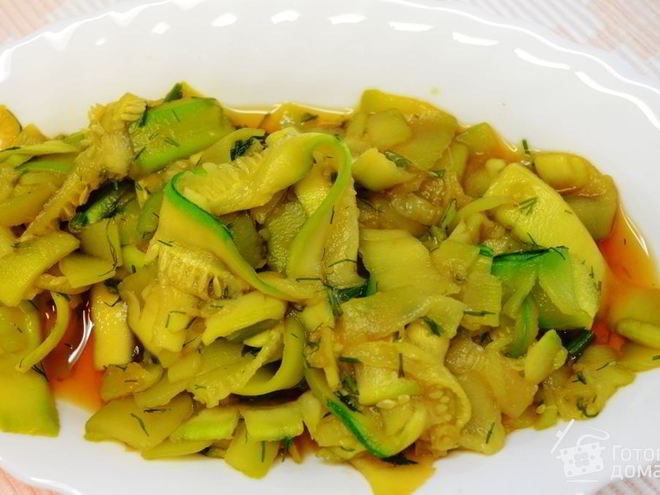 Рецепт маринованного цуккини