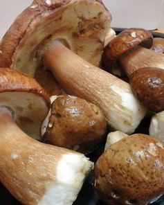 Маринованные белые грибы с чесноком