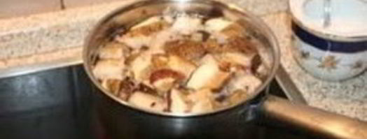 маринованные белые грибы с чесноком. Шаг 2
