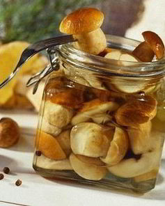 Маринованные белые грибы с уксусом