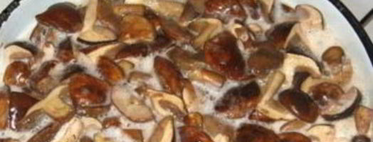 маринованные белые грибы с уксусом. Шаг 3