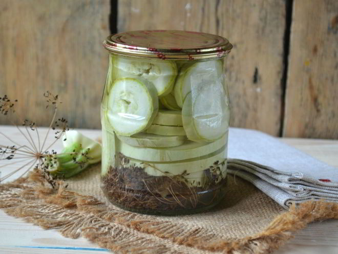 Рецепт маринованных кабачков на зиму