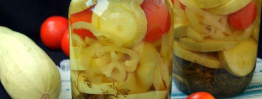 маринованные кабачки с болгарским перцем. Шаг 5