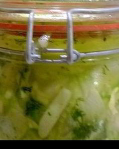 Маринованные кабачки с медом и чесноком