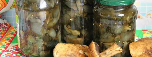 маринованные моховики на зиму. Шаг 6