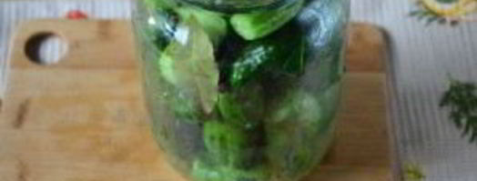 маринованные огурцы в литровых банках. Шаг 2