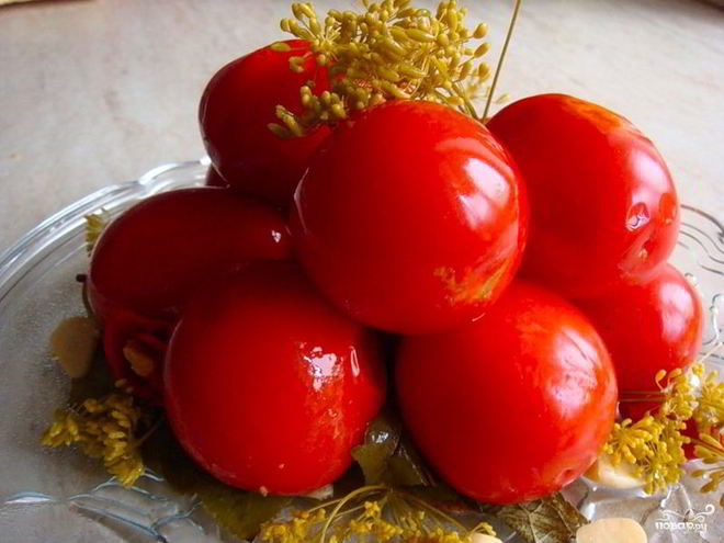 Рецепт маринованных помидоров черри