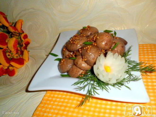 Рецепт маринованных шампиньонов в соевом соусе