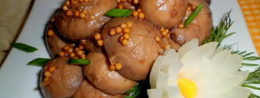 маринованные шампиньоны в соевом соусе. Шаг 7