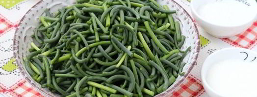 маринованные стрелки чеснока на зиму без стерилизации. Шаг 4